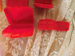 red luggage c